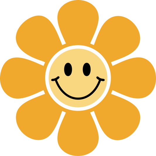 Smiley Retro Decal