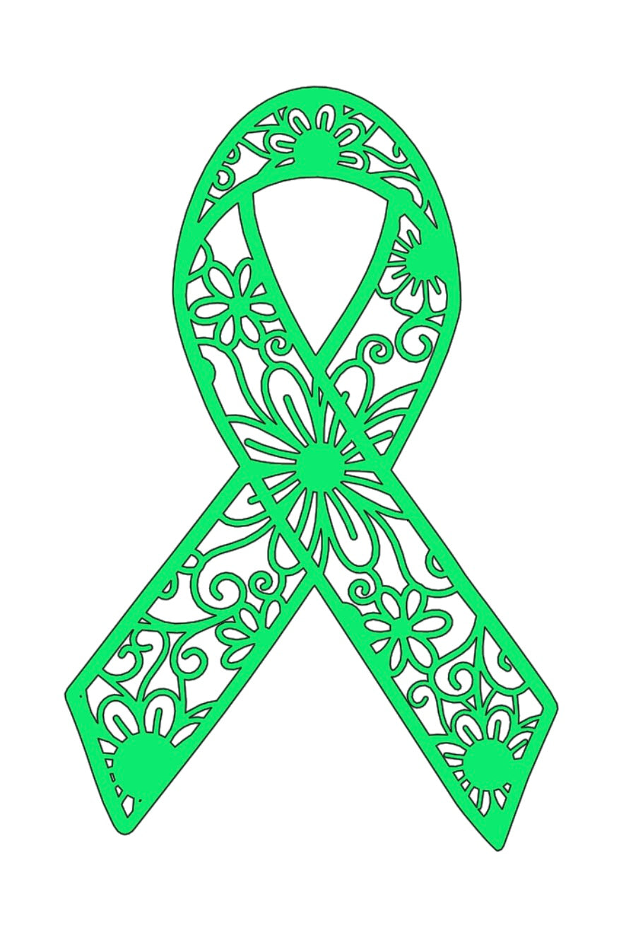 Cancer Ribbon Decal – Custom and Cultured