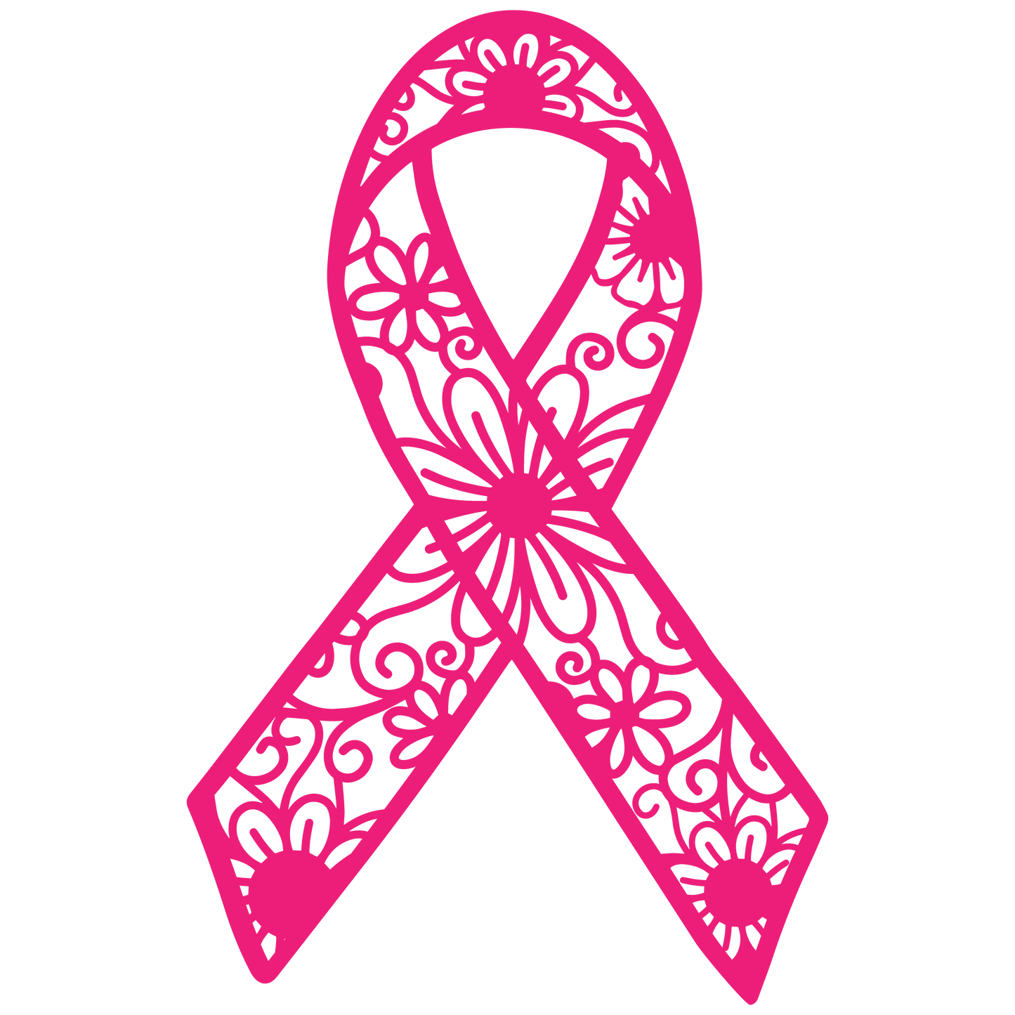 Cancer Ribbon Decal